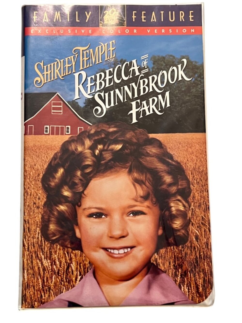 Shirley Temple Rebecca Of Sunnybrook Farm 1938 VHS Color Version Pre-Owned